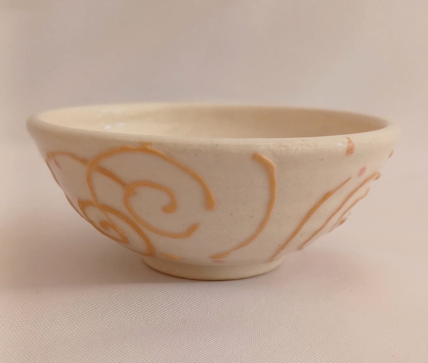 Small Bowl #2 with Slip Trailing