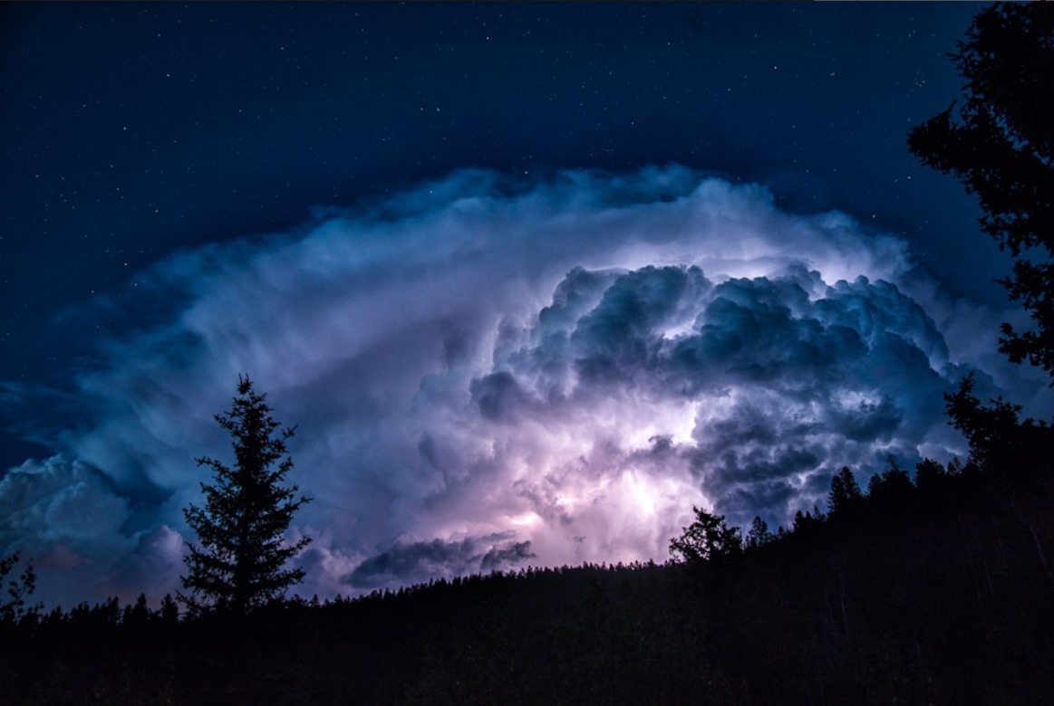 Summer Thunderstorm (Paper Print)