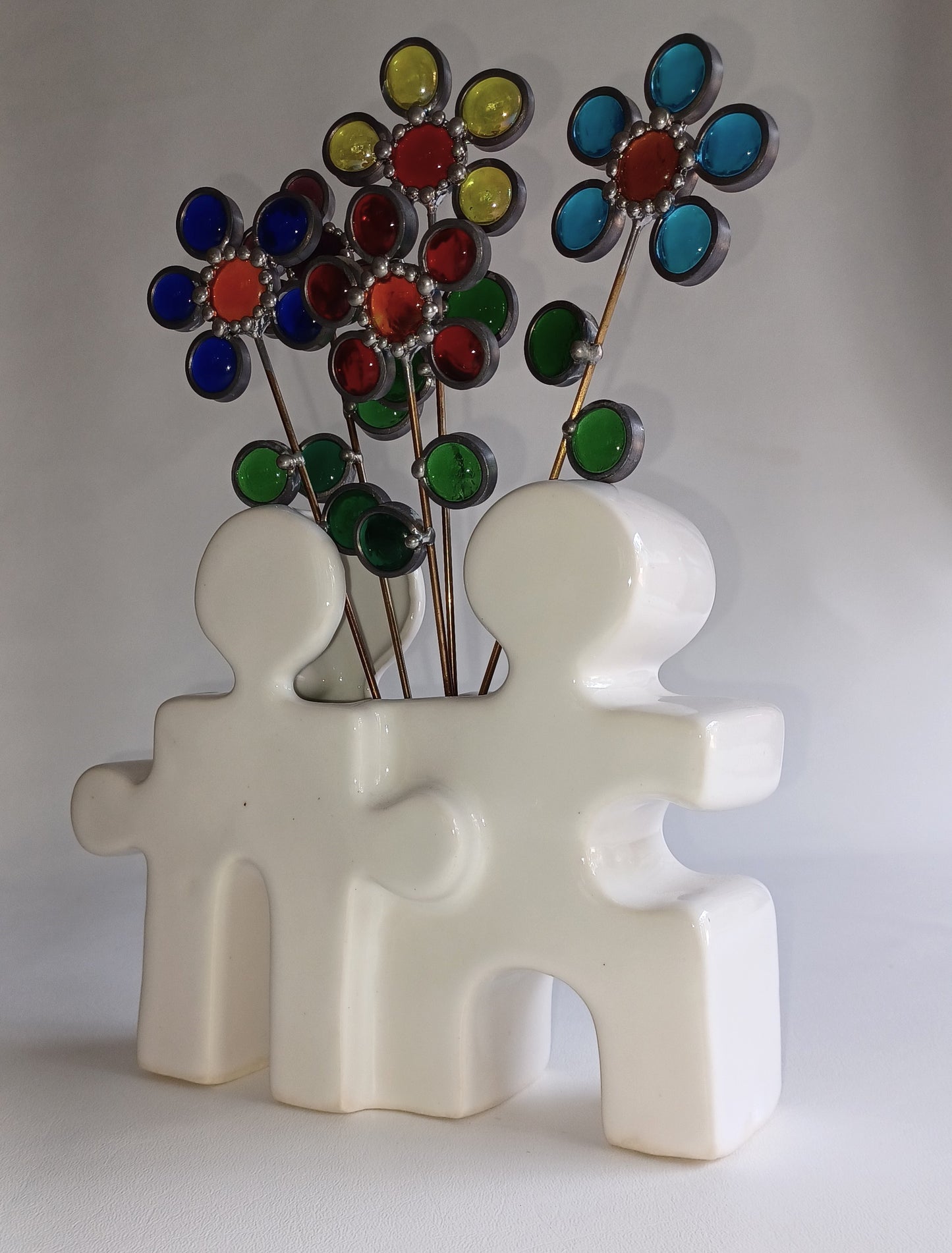 Puzzle People Vase