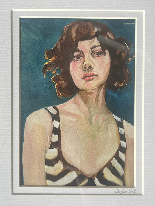 Juliette print matted in 8x10