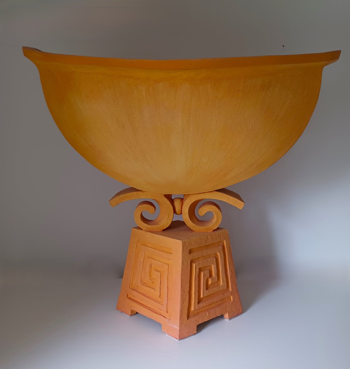 Yellow Architectural Vase